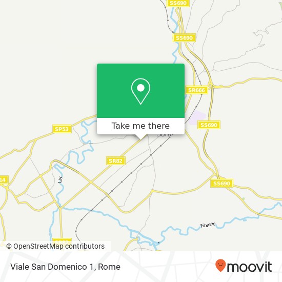 Viale San Domenico  1 map