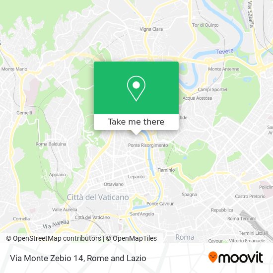 Via Monte Zebio 14 map