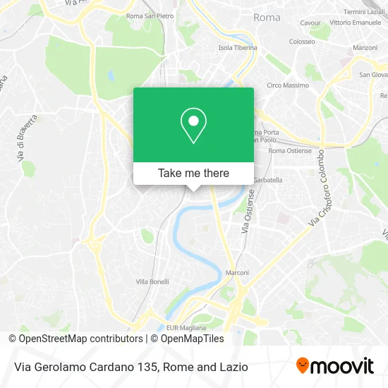 Gerolamo Cardano Street 135 map