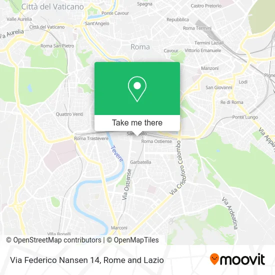 Federico Nansen Street 14 map