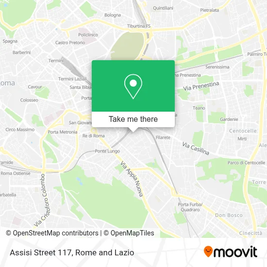 Assisi Street 117 map