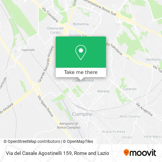 Via del Casale Agostinelli 159 map