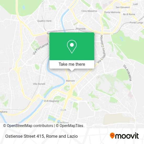 Ostiense Street 415 map