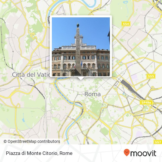 Piazza di Monte Citorio map