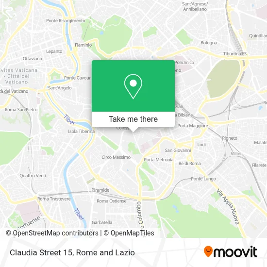 Claudia Street 15 map