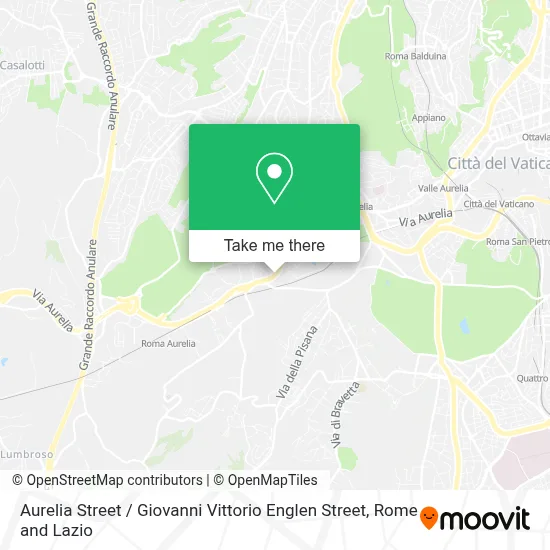 Aurelia Street / Giovanni Vittorio Englen Street map