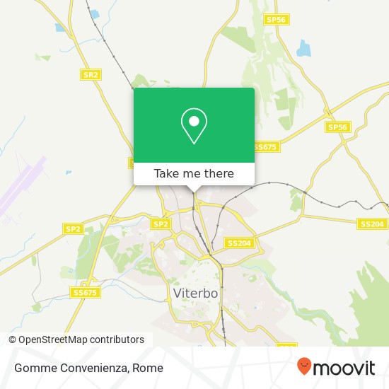 Gomme Convenienza map