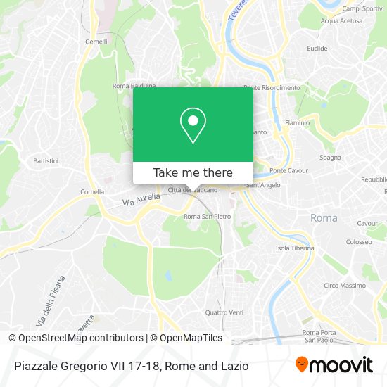 Piazzale Gregorio VII 17-18 map