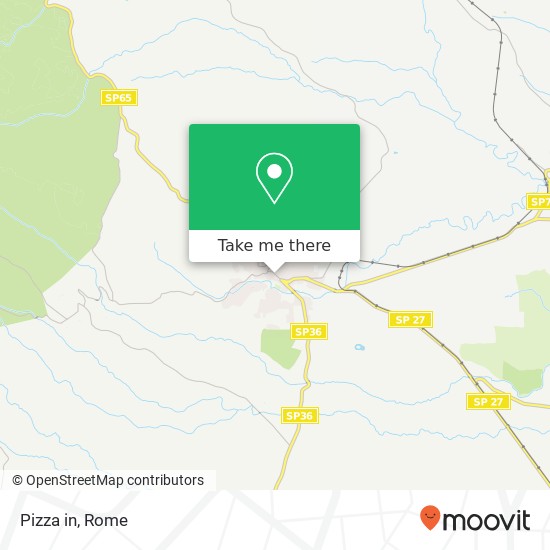 Pizza in map