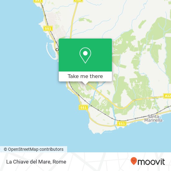 La Chiave del Mare map