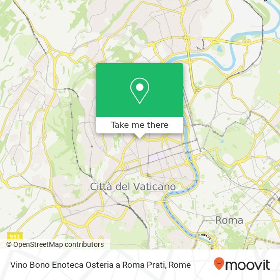 Vino Bono Enoteca Osteria a Roma Prati map