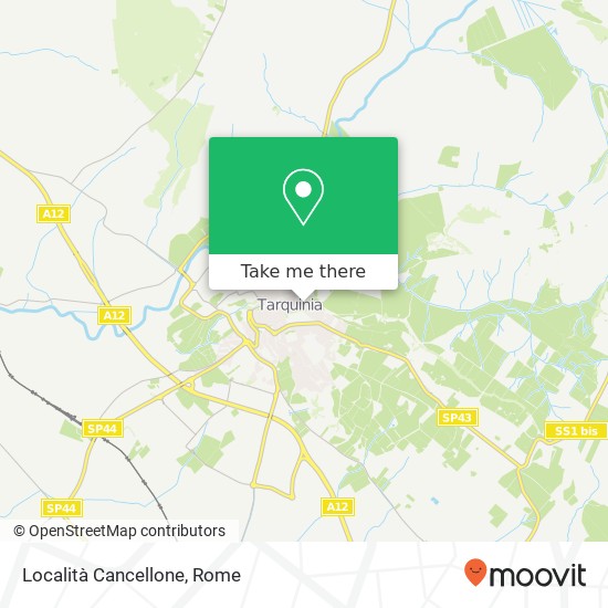 Località Cancellone map