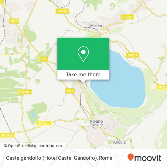 Castelgandolfo (Hotel Castel Gandolfo) map
