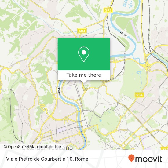 Viale Pietro de Courbertin  10 map