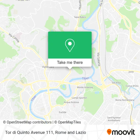 Tor di Quinto Avenue 111 map