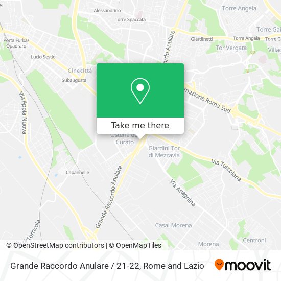 Grande Raccordo Anulare / 21-22 map