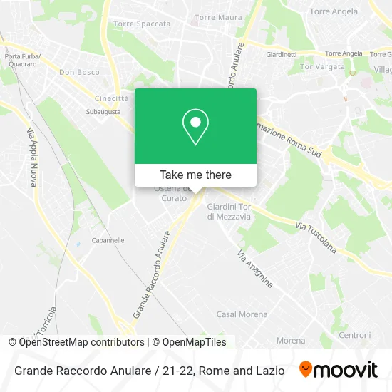 Grande Raccordo Anulare / 21-22 map