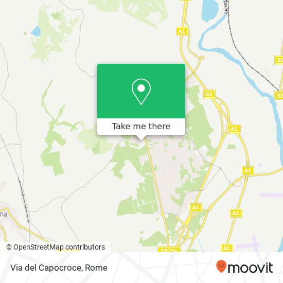 Via del Capocroce map
