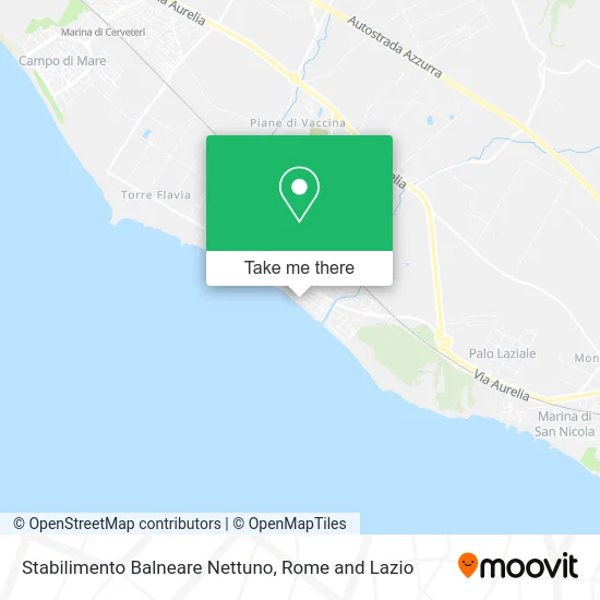 Nettuno Beach Establishment map