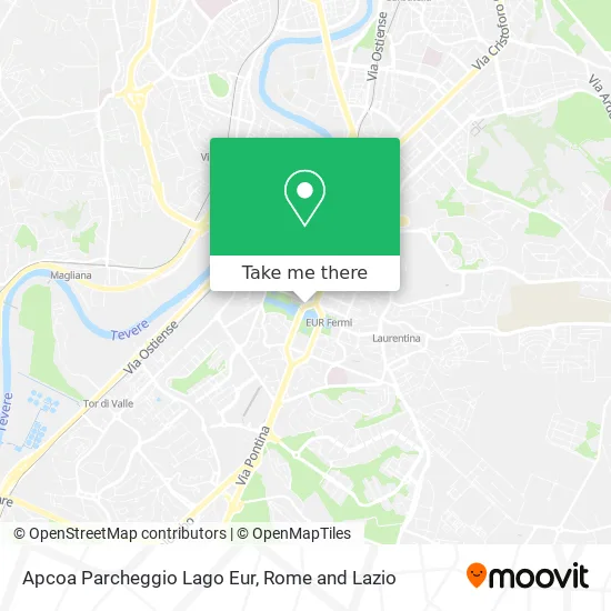 Apcoa Parking Lake Eur map