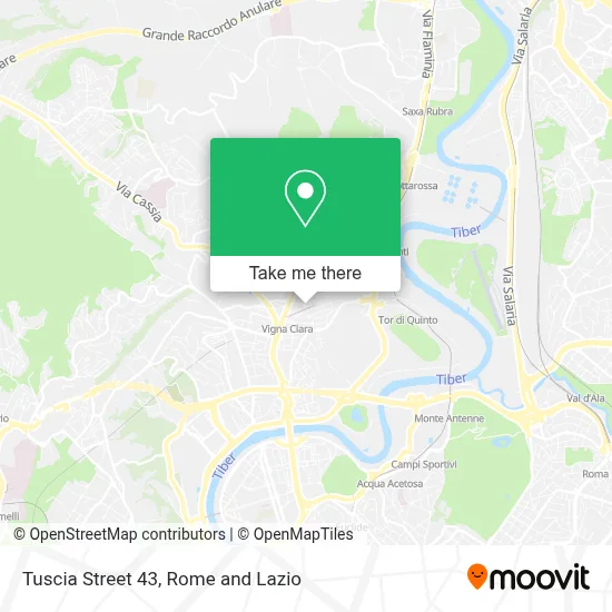 Tuscia Street 43 map