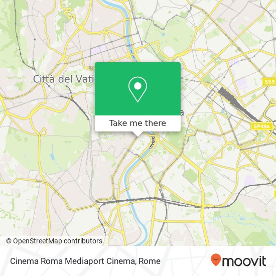 Cinema Roma Mediaport Cinema map