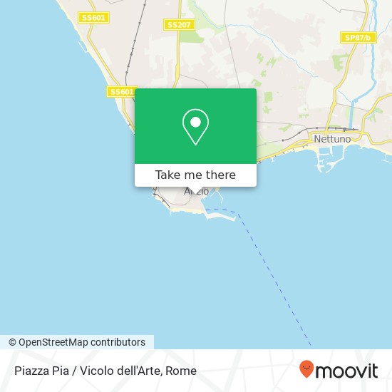 Piazza Pia / Vicolo dell'Arte map