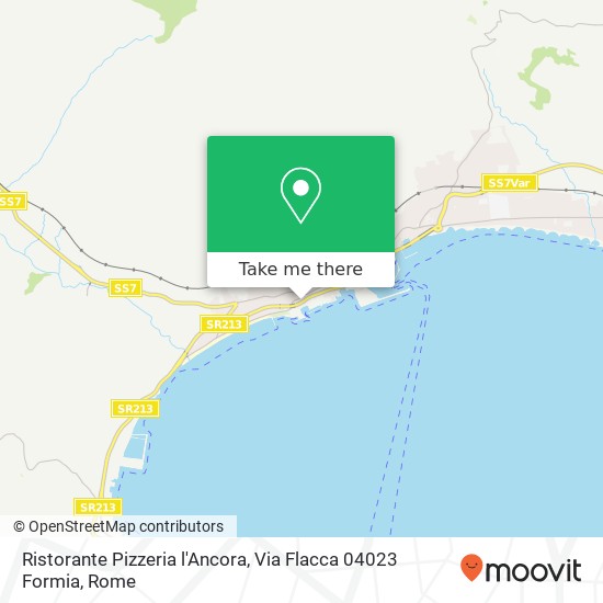 Ristorante Pizzeria l'Ancora, Via Flacca 04023 Formia map