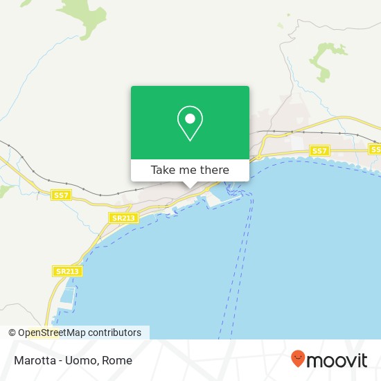 Marotta - Uomo, Via Vitruvio, 310 04023 Formia map