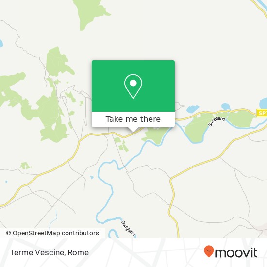 Terme Vescine, Via delle Terme 04021 Castelforte map