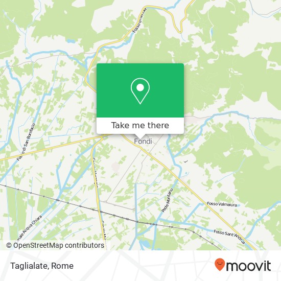 Taglialate, Viale Vittorio Emanuele III, 15 04022 Fondi map