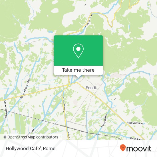 Hollywood Cafe', Via San Bartolomeo, 51 04022 Fondi map