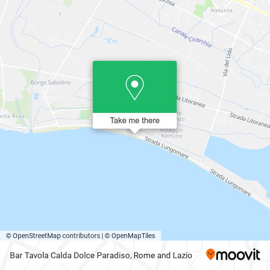 Bar Tavola Calda Dolce Paradiso map