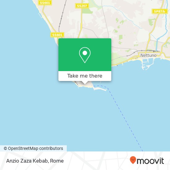 Anzio Zaza Kebab, 00042 Anzio map