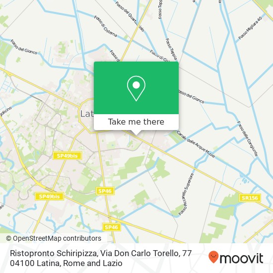 Ristopronto Schiripizza, Via Don Carlo Torello, 77 04100 Latina map