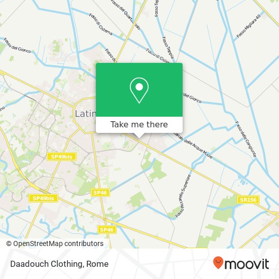 Daadouch Clothing, Piazza Aldo Moro, 60 04100 Latina map