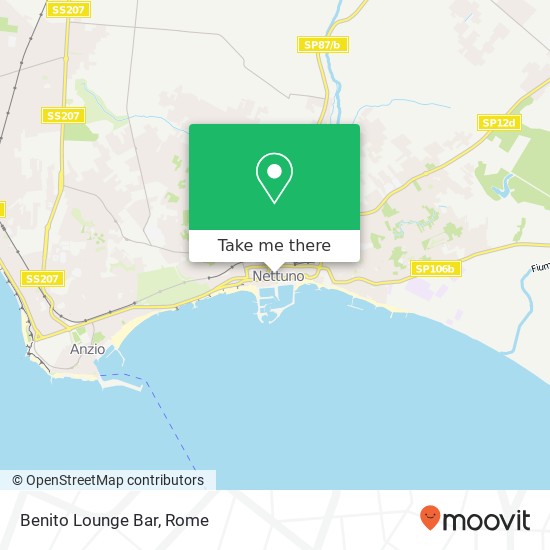 Benito Lounge Bar, Piazza Cesare Battisti, 2 00048 Nettuno map