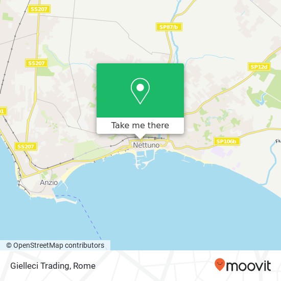 Gielleci Trading, Via Cavour, 6 00048 Nettuno map