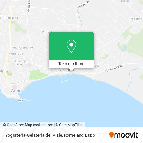 Yogurteria-Gelateria del Viale map