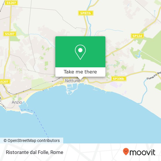 Ristorante dal Folle, Viale Giacomo Matteotti, 129 00048 Nettuno map