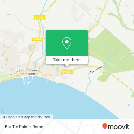 Bar Tre Palme map