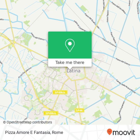 Pizza Amore E Fantasia, Via 4 Novembre, 12 04100 Latina map