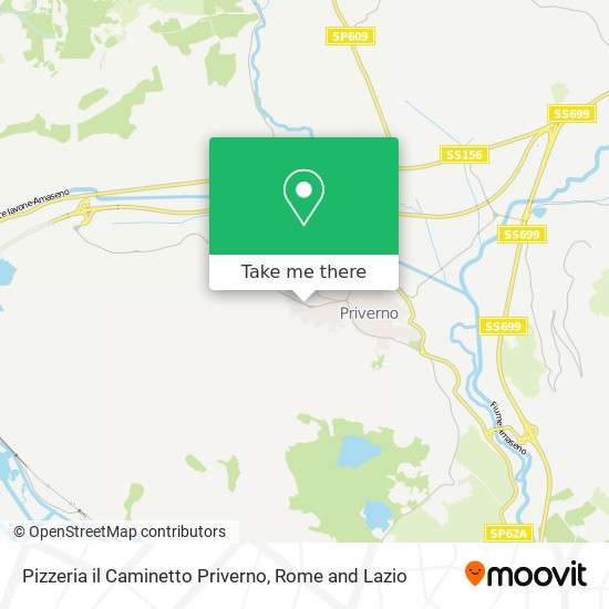 Pizzeria il Caminetto Priverno map