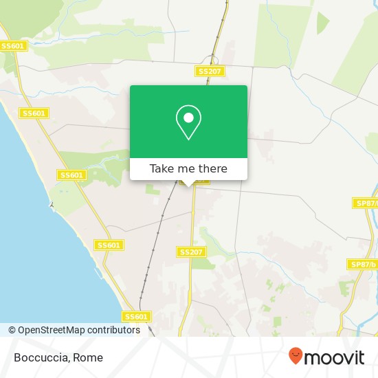 Boccuccia, Via Nettunense, 500 00042 Anzio map
