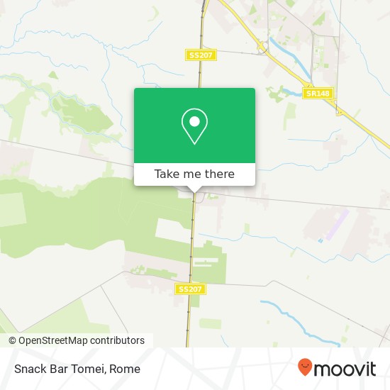 Snack Bar Tomei map