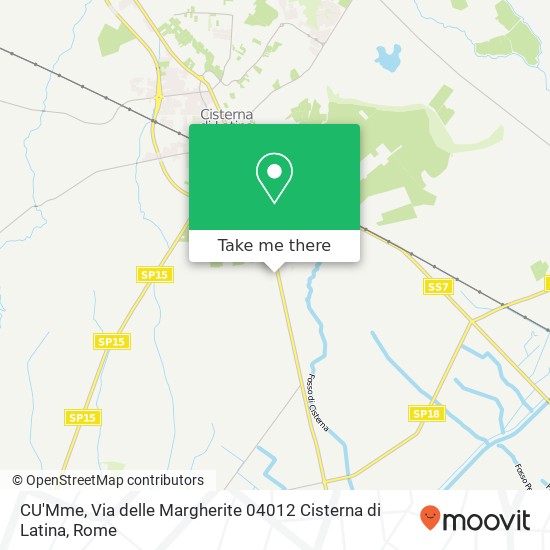 CU'Mme, Via delle Margherite 04012 Cisterna di Latina map
