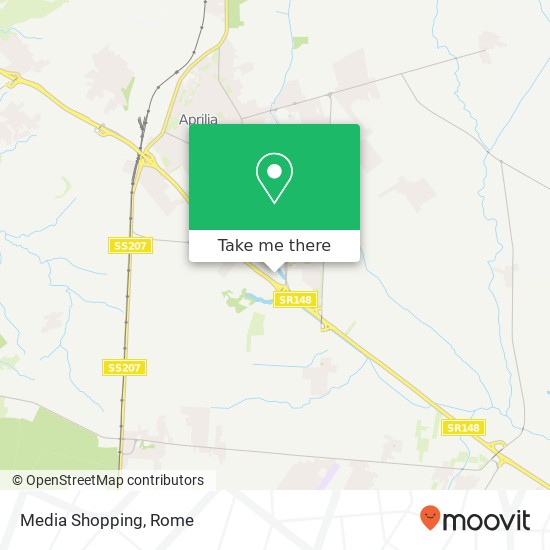 Media Shopping, 32 Aprilia map