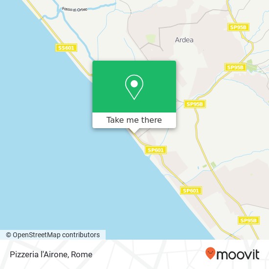 Pizzeria l'Airone, Lungomare degli Ardeatini, 148 00040 Ardea map