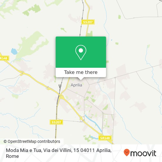 Moda Mia e Tua, Via dei Villini, 15 04011 Aprilia map