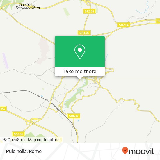 Pulcinella, Piazza Martiri di Valle Rotonda 03100 Frosinone map